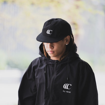 CLUMSY PICTURES CCC EMBROIDERED CAP - BLACK