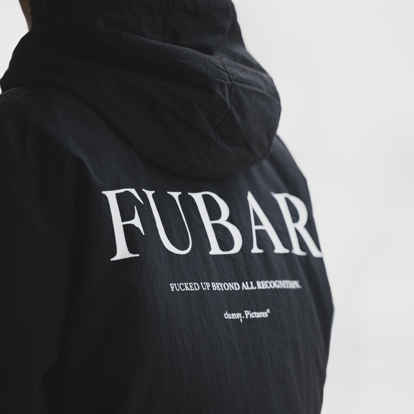 CLUMSY PICTURES FUBAR ANORAK JACKET - BLACK