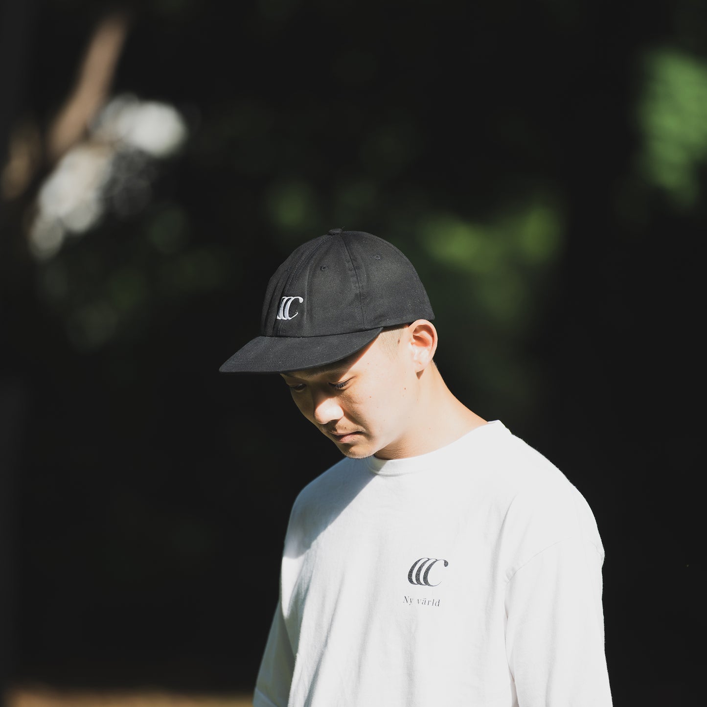 CLUMSY PICTURES CCC EMBROIDERED CAP - BLACK