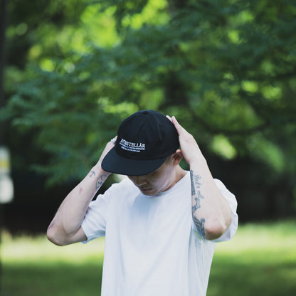 CLUMSY PICTURES CCC EMBROIDERED CAP - BLACK