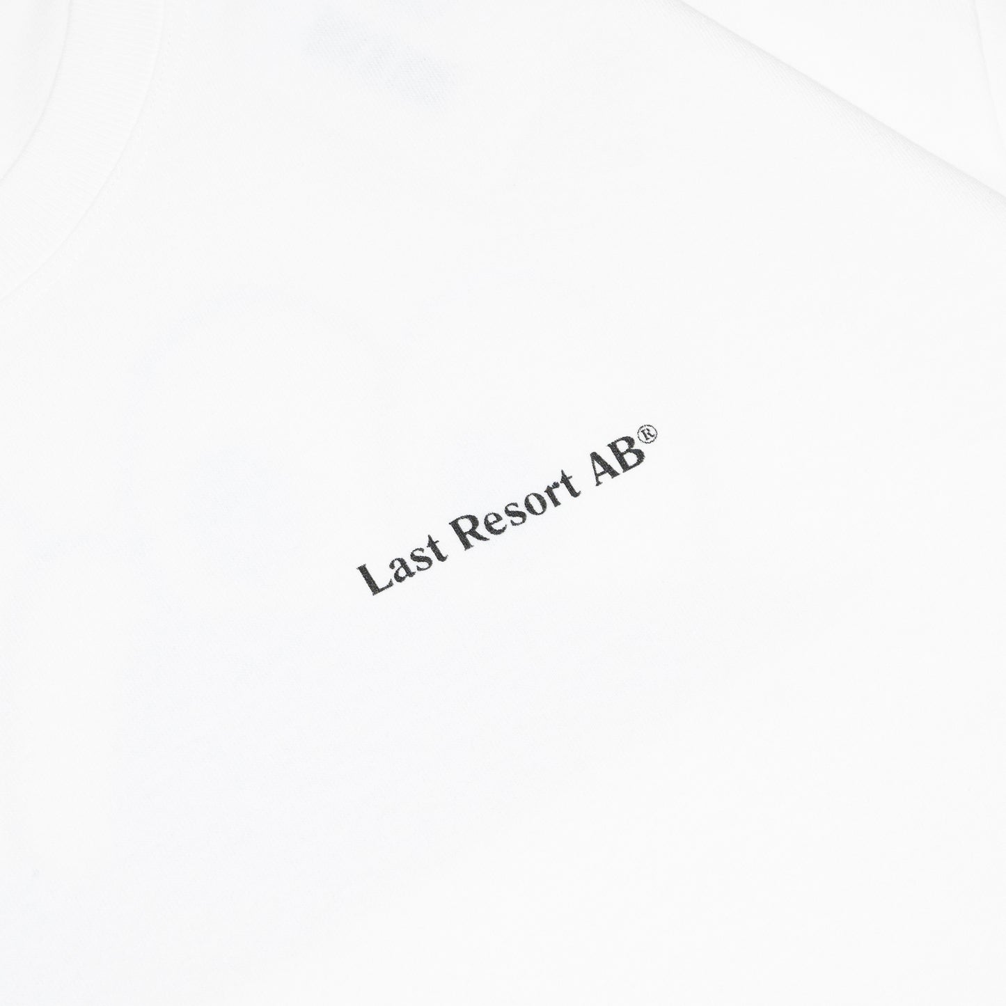 LAST RESORT AB T 50-50 S/S TEE - WHITE