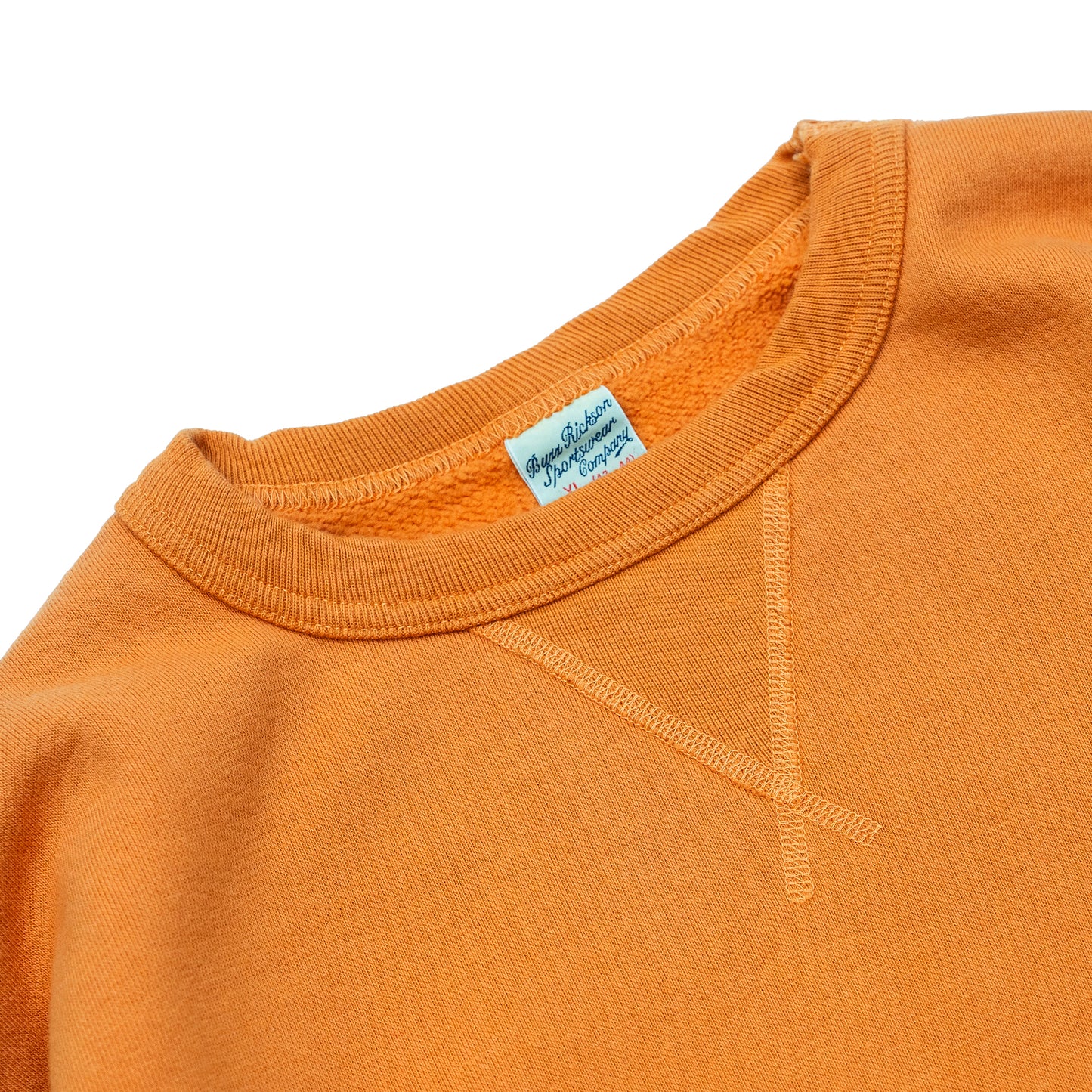 BUZZ RICKSON'S SET-IN CREW NECK SWEAT - ORANGE（BR65622）