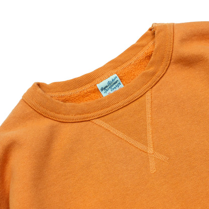 BUZZ RICKSON'S SET-IN CREW NECK SWEAT - ORANGE（BR65622）