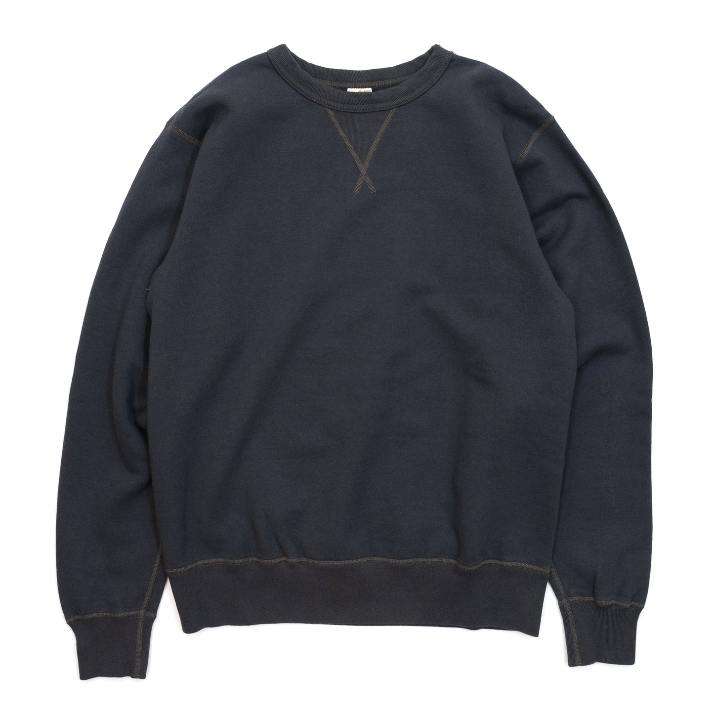 BUZZ RICKSON'S SET-IN CREW NECK SWEAT - BLACK (BR65622)