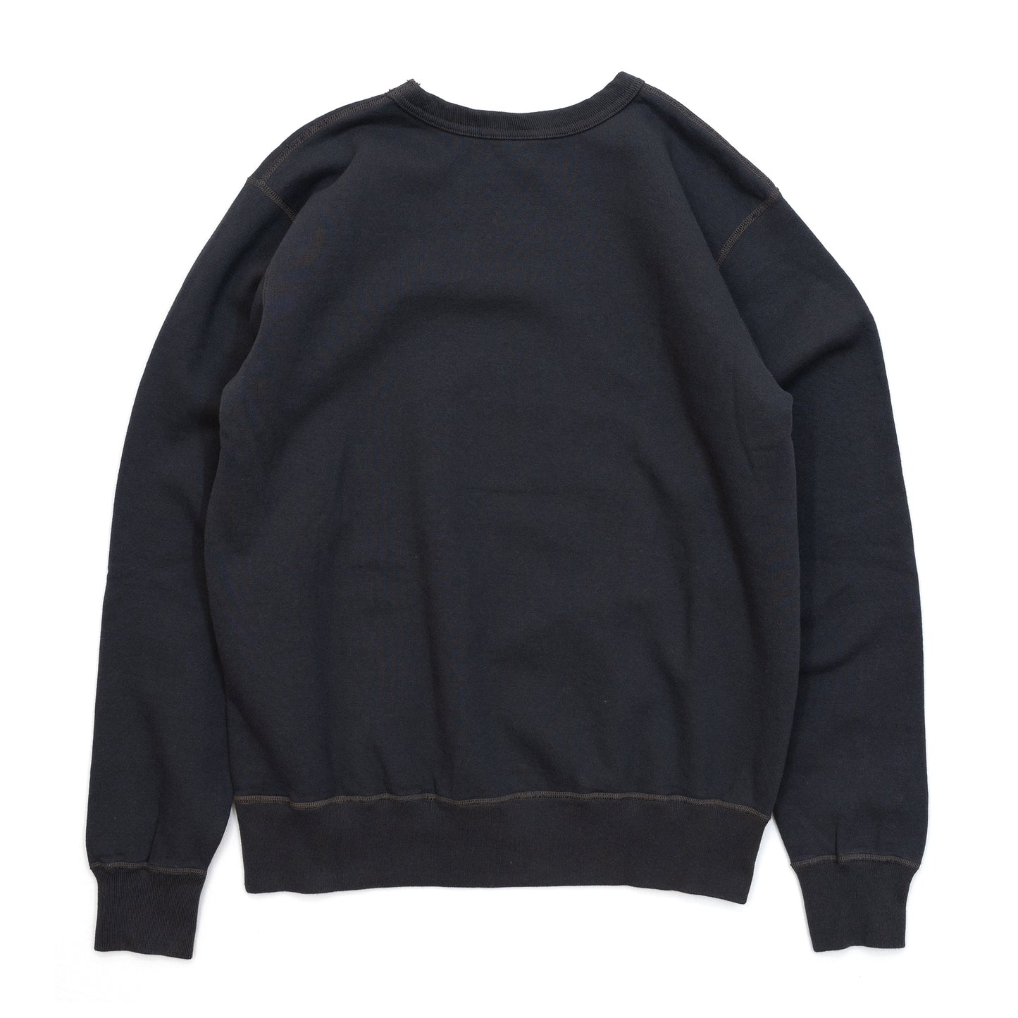 BUZZ RICKSON'S SET-IN CREW NECK SWEAT - BLACK (BR65622)