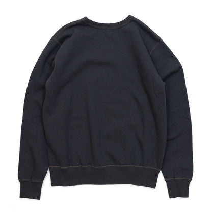 BUZZ RICKSON'S SET-IN CREW NECK SWEAT - BLACK（BR65622）