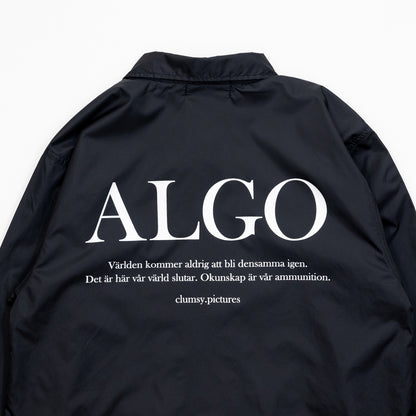 CLUMSY PICTURES ALGO COACH JACKET - BLACK