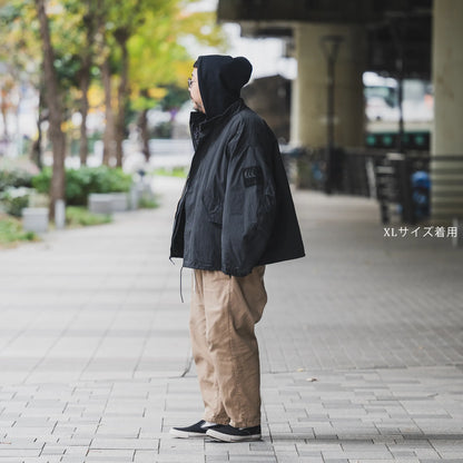 CLUMSY PICTURES SHORT M-65 FIELD PARKA - BLACK