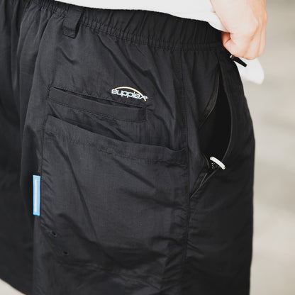 Liberaiders SUPPLEX NYLON SHORTS - BLACK