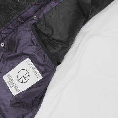 POLAR SKATE CO BASIC PUFFER VEST - DARK VIOLET