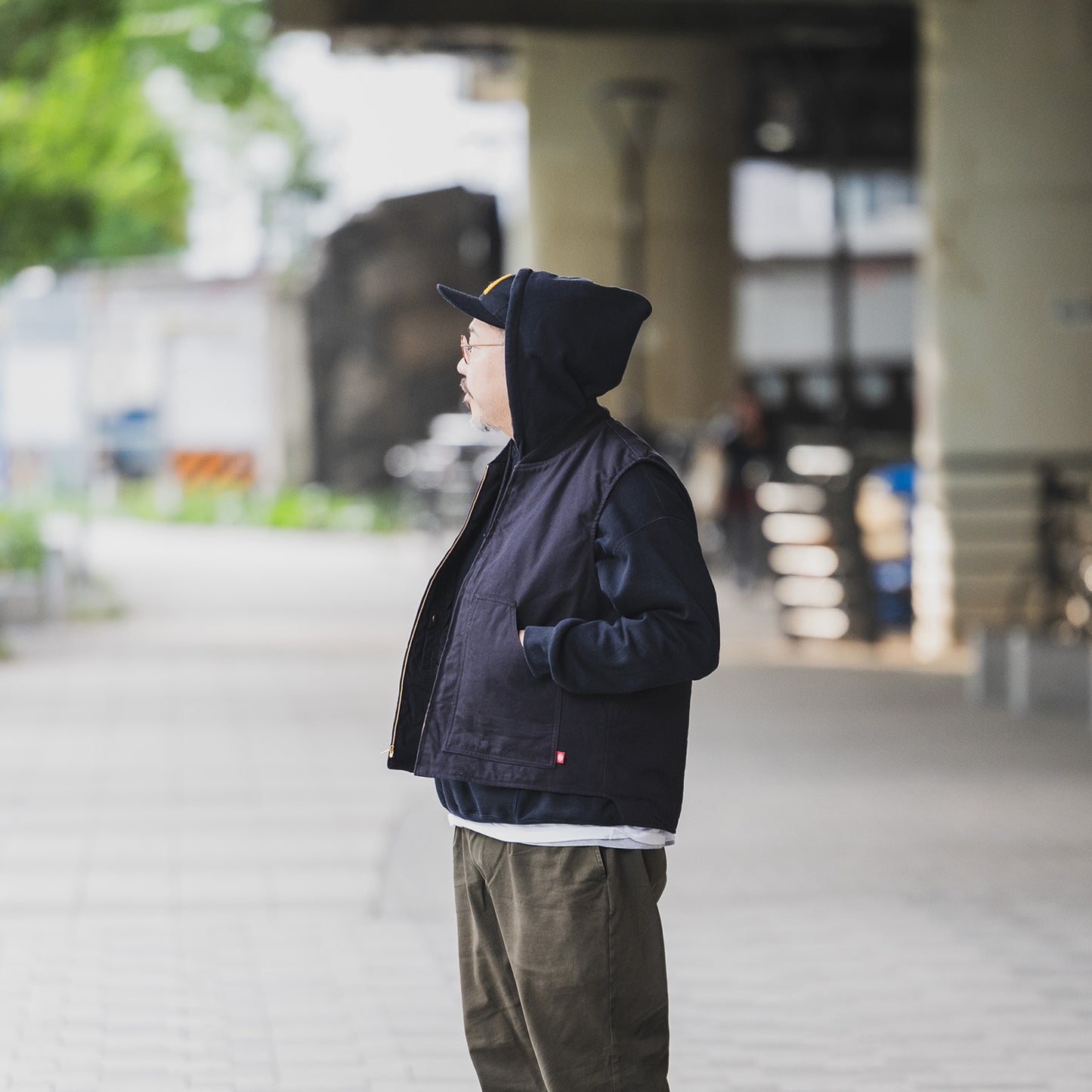 TUF-NUT COTTON DUCK WORK VEST - BLACK（TN15803）