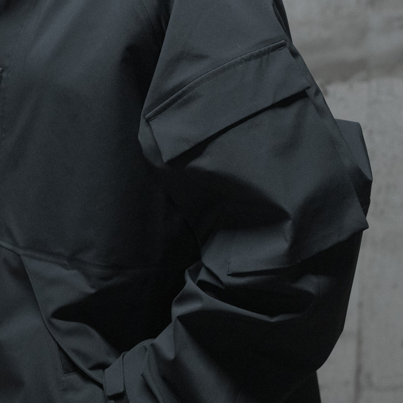 Anders™ 3LAYERS ECWCS HARD SHELL COAT - MATT BLACK