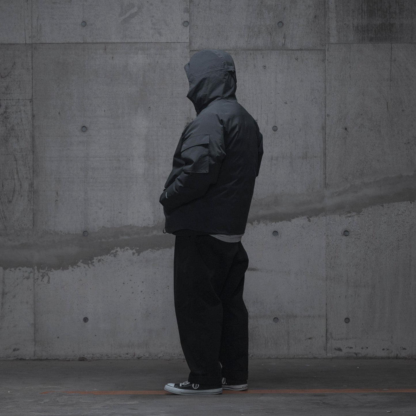 Anders™ 3LAYERS ECWCS HARD SHELL PUFFER JACKET - MATT BLACK