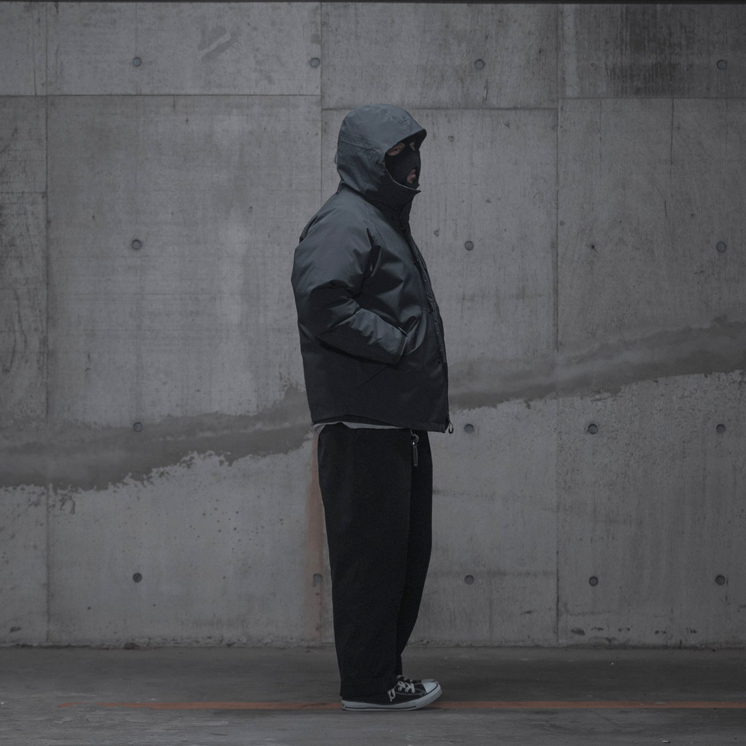 Anders™ 3LAYERS ECWCS HARD SHELL PUFFER JACKET - MATT BLACK