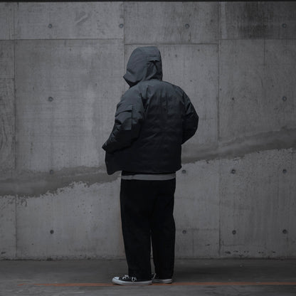 Anders™ 3LAYERS ECWCS HARD SHELL PUFFER JACKET - MATT BLACK