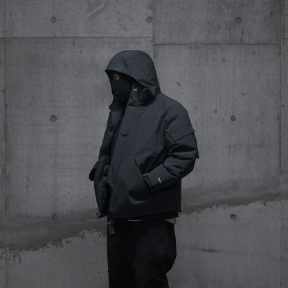 Anders™ 3LAYERS ECWCS HARD SHELL PUFFER JACKET - MATT BLACK