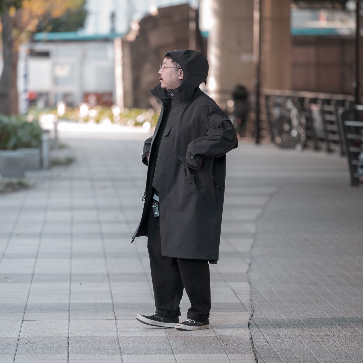 Anders™ 3LAYERS ECWCS HARD SHELL COAT - MATT BLACK