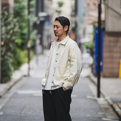 MODUCT POPLIN JACKET - OFF WHITE（MO15871）
