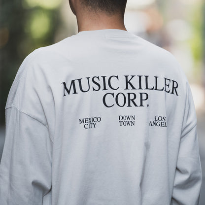 Lil' Tokyo x GORILLA TACOS MUSIC KILLER CORP L/S TEE - BLACK