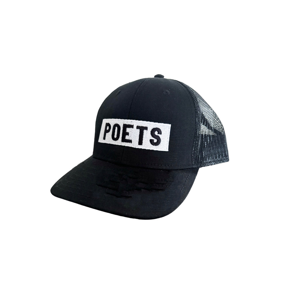 POETS LINCOLN TRUCKER HAT - BLACK