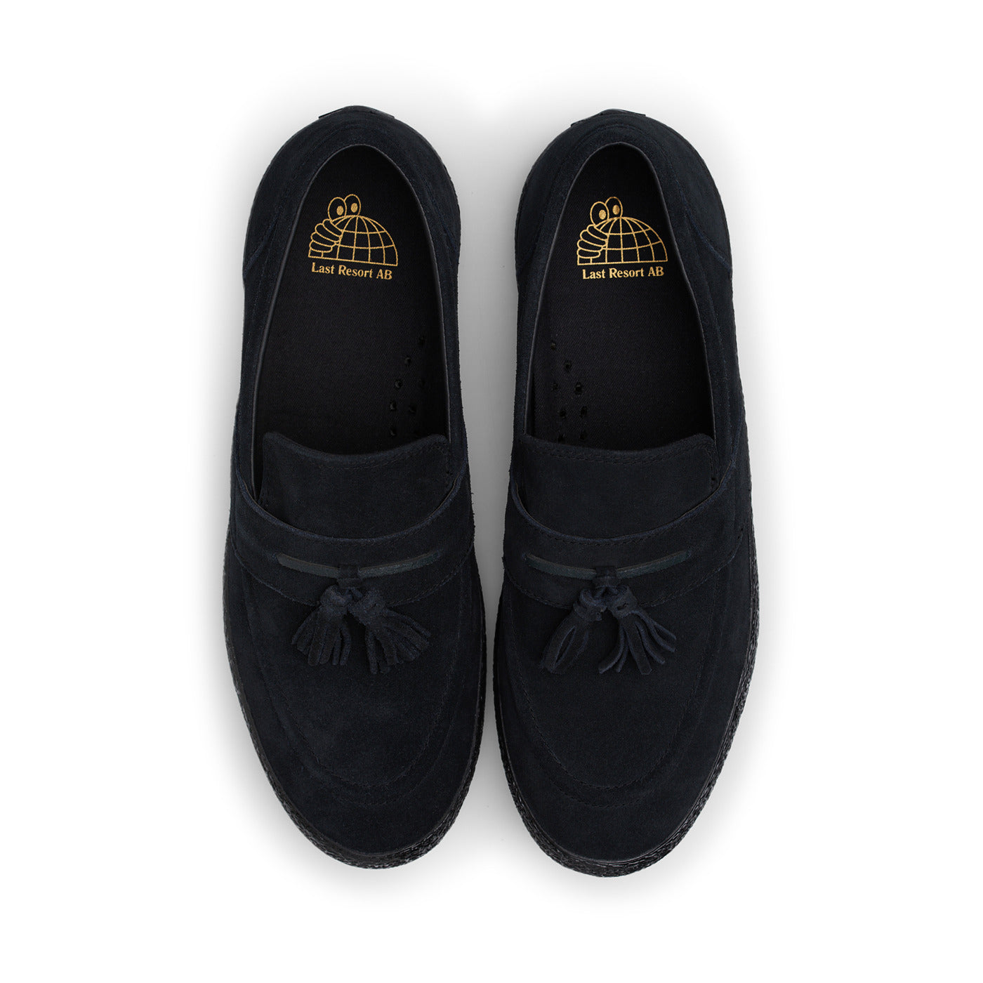 LAST RESORT AB VM005 LOAFER SUEDE - BLACK/BLACK