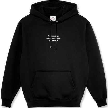 POLAR SKATE CO STRUGGLE HOODIE - BLACK