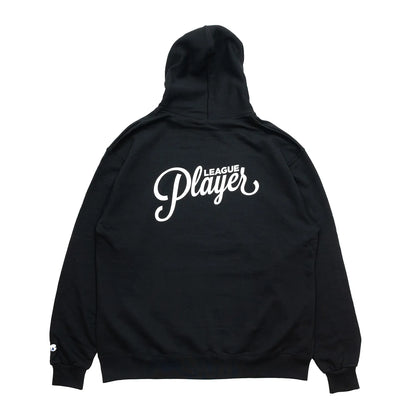ALLTIMERS / LEAGUE PLAYERS HOODY - BLACK (DEAD STOCK)
