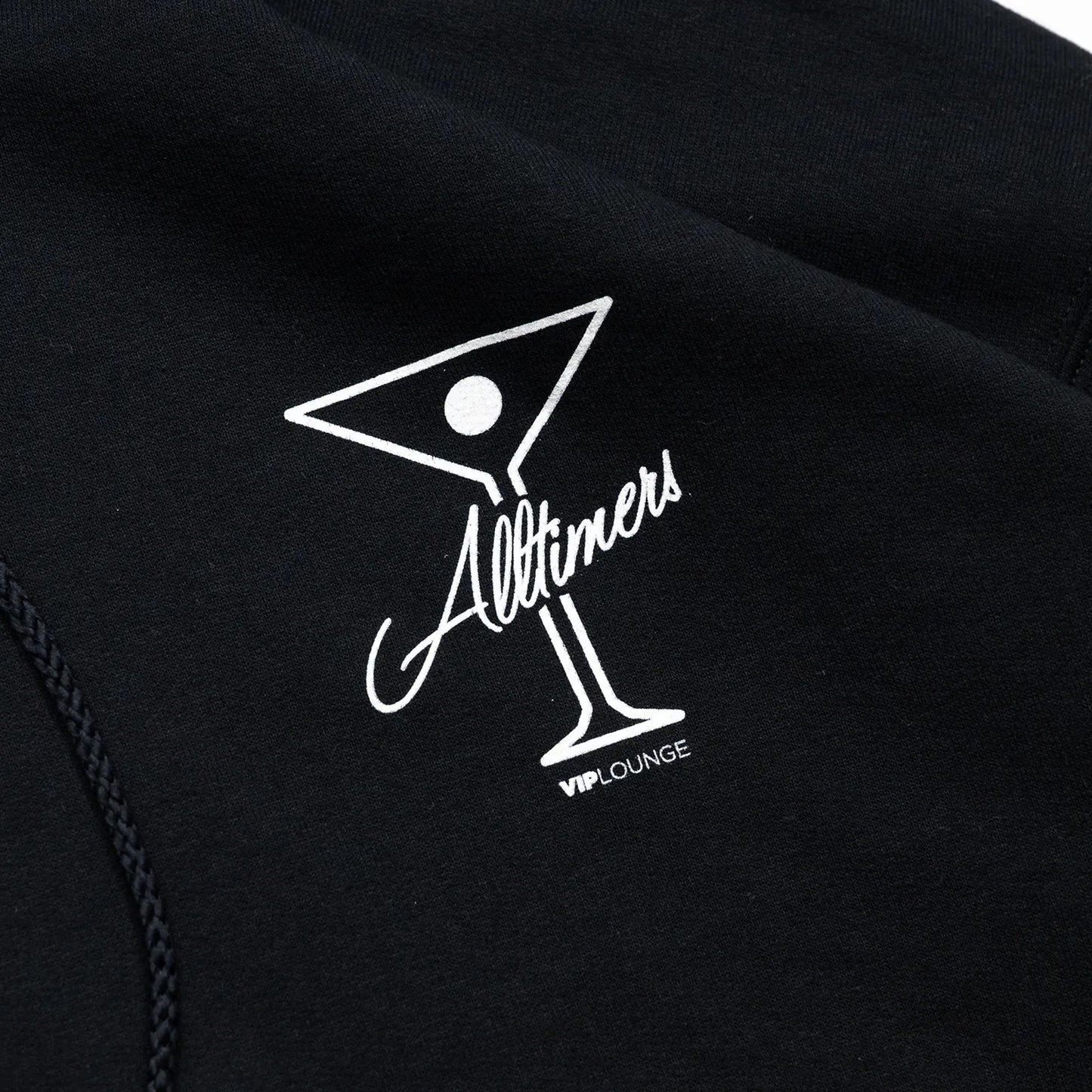 ALLTIMERS / LEAGUE PLAYERS HOODY - BLACK (DEAD STOCK)