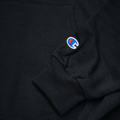 ALLTIMERS / LEAGUE PLAYERS HOODY - BLACK (DEAD STOCK)