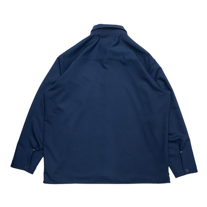 Anders™ WIDE DRAPE L/S SHIRTS - DARK NAVY