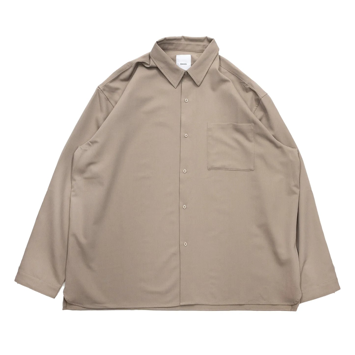Anders™ WIDE DRAPE L/S SHIRTS - DARK NAVY