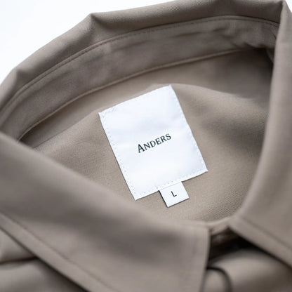 Anders™ WIDE DRAPE L/S SHIRTS - DARK NAVY
