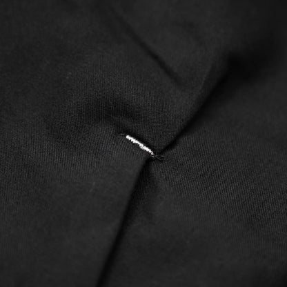 Anders™ / WIDE DRAPE L/S SHIRTS - BLACK