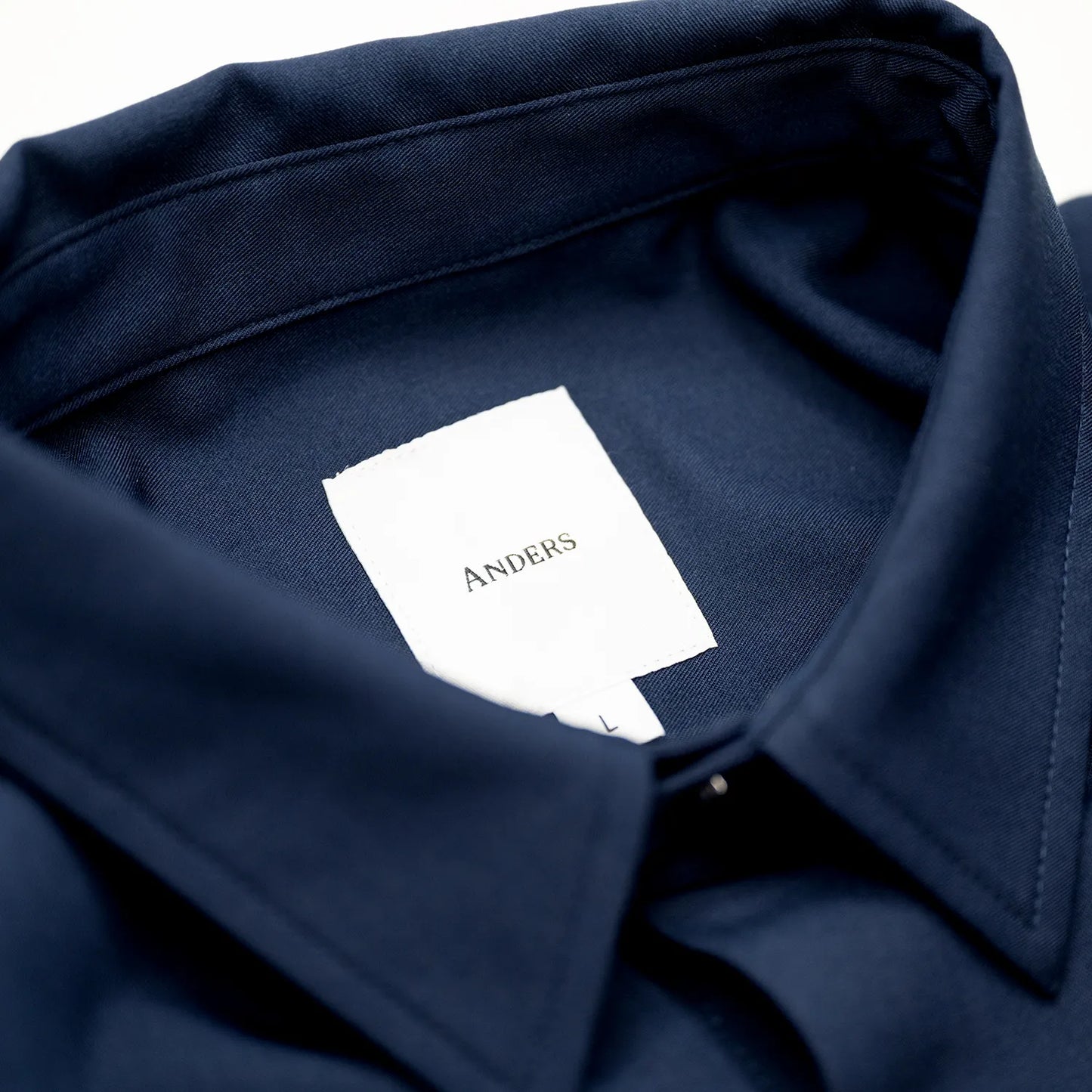 Anders™ WIDE DRAPE L/S SHIRTS - DARK NAVY