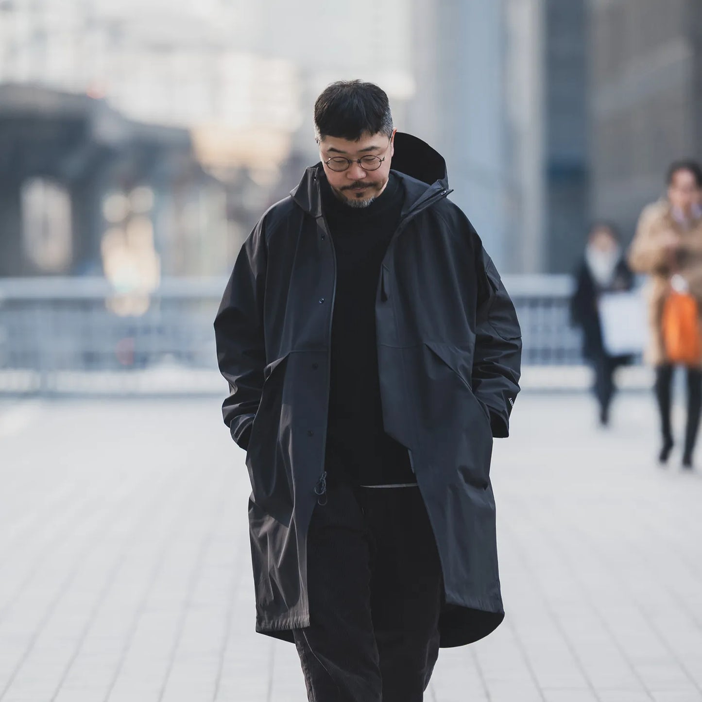 Anders™ 3LAYERS ECWCS HARD SHELL COAT - MATT BLACK