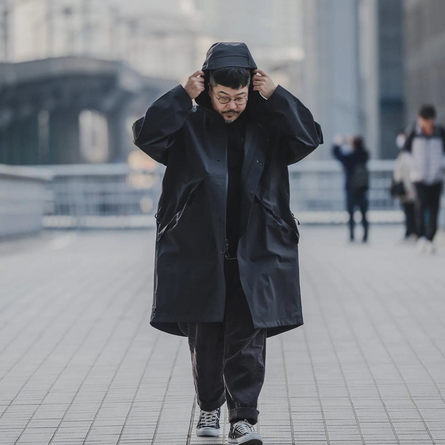 Anders™ 3LAYERS ECWCS HARD SHELL COAT - MATT BLACK