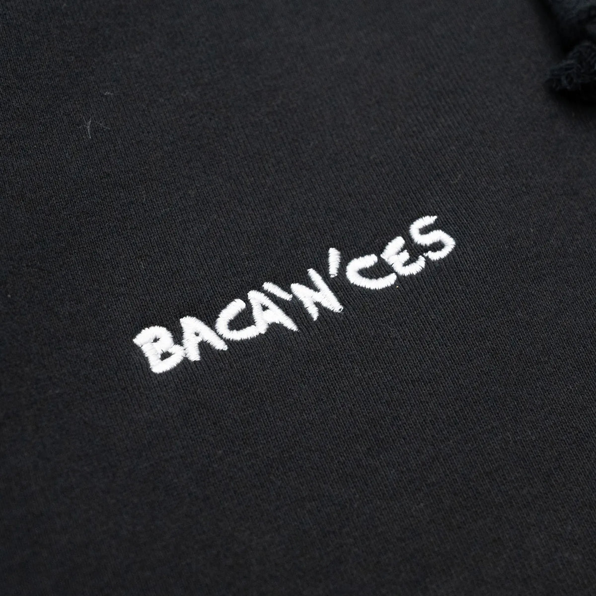 BACANCES / BC ZIP HOODIE (NOW"N"LATER) - BLACK