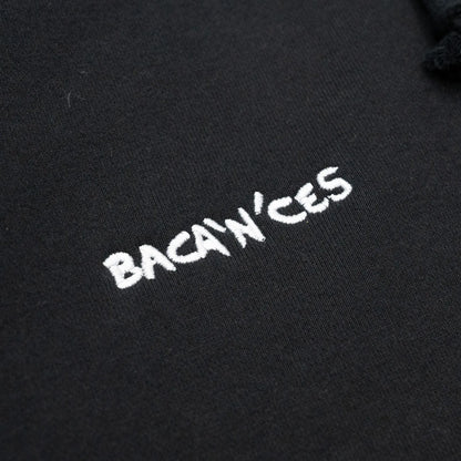 BACANCES / BC ZIP HOODIE (NOW"N"LATER) - BLACK