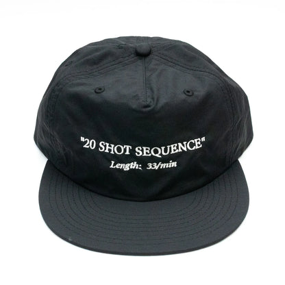 BACANCES ALL INCLUSIVE / 20 SHOT NYLON CAP - BLACK