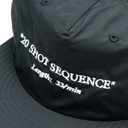 BACANCES ALL INCLUSIVE / 20 SHOT NYLON CAP - BLACK