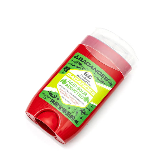 BACANCES定番季節の香「春バージョン / ACID SOUR」デオドランドワックスの裏面の写真