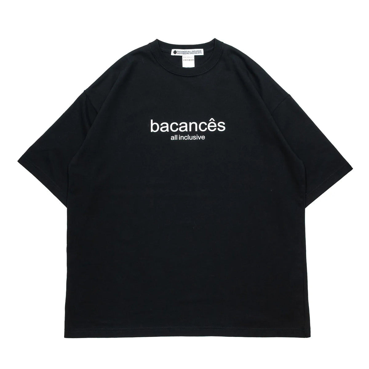 VACANCES / BC S/S TEE CIRCUMFLAX LOGO - BLACK