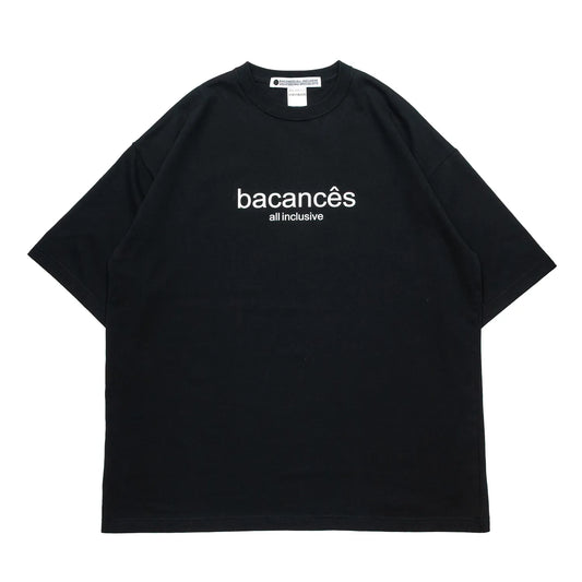 VACANCES / BC S/S TEE CIRCUMFLAX LOGO - BLACK