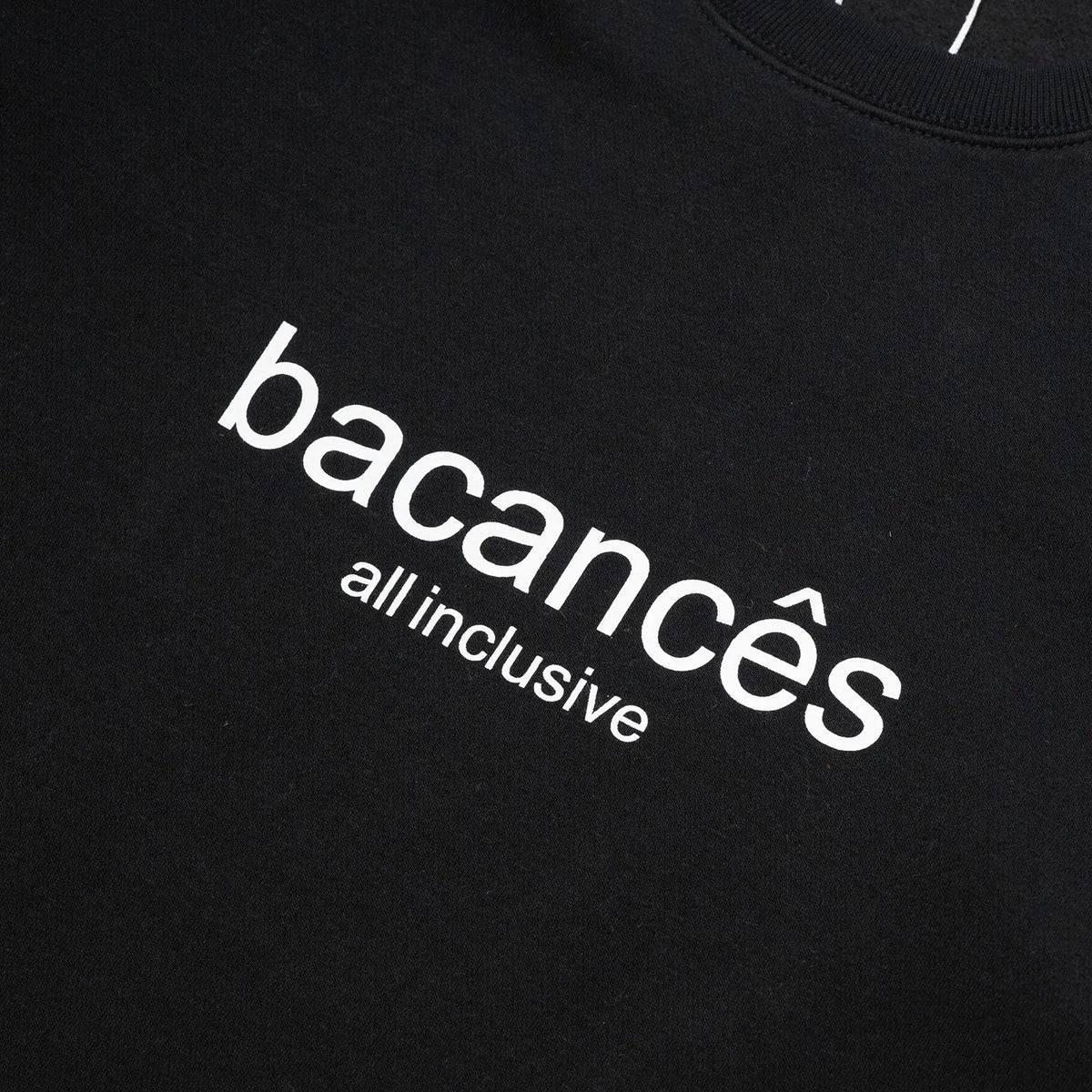 VACANCES / BC S/S TEE CIRCUMFLAX LOGO - BLACK