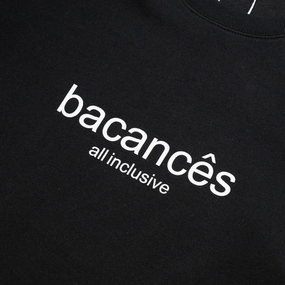 VACANCES / BC S/S TEE CIRCUMFLAX LOGO - BLACK