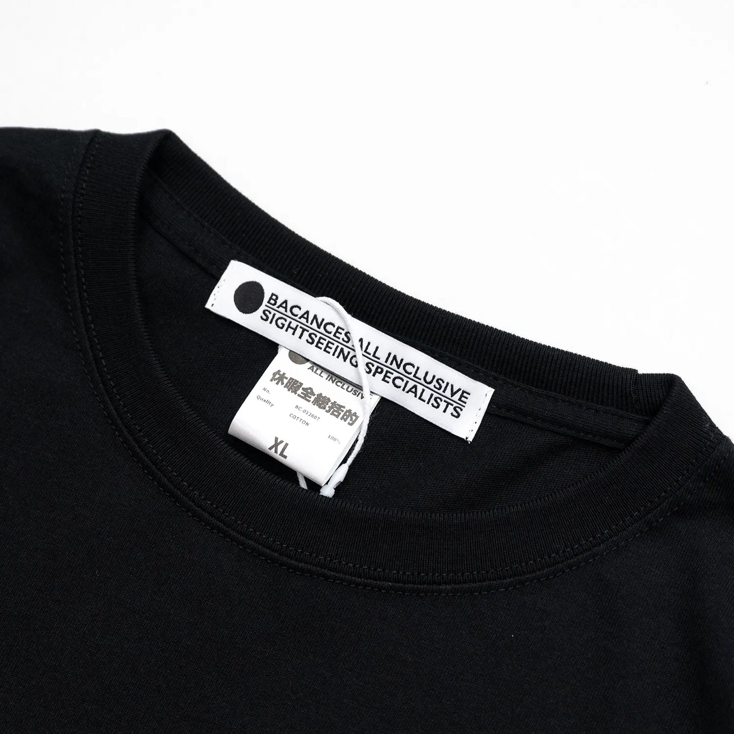 BACANCES / BC S/S T-SHIRTS（HARDCORE UFO'S） - BLACK