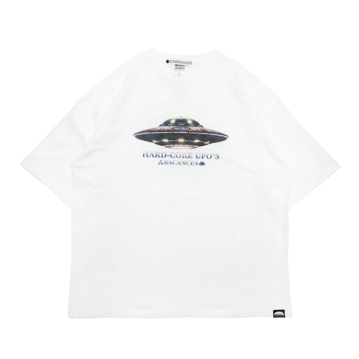 BACANCES / BC S/S T-SHIRTS（HARDCORE UFO'S） - WHITE