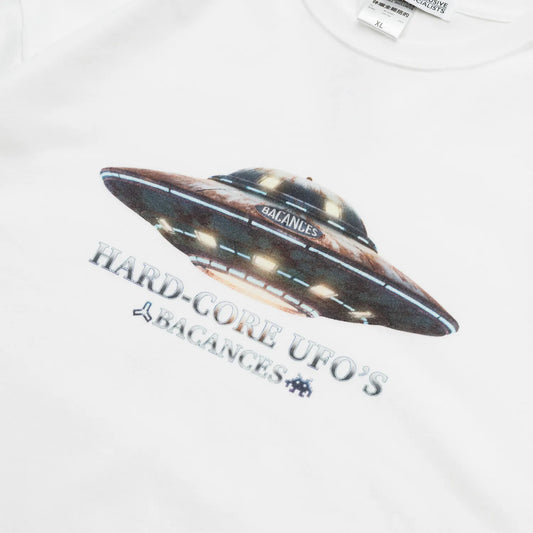 BACANCES / BC S/S T-SHIRTS（HARDCORE UFO'S） - WHITE