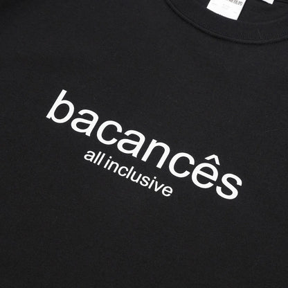 VACANCES / BC URA CREW NECK SWEAT (WORK SHOP LOGO) - BLACK