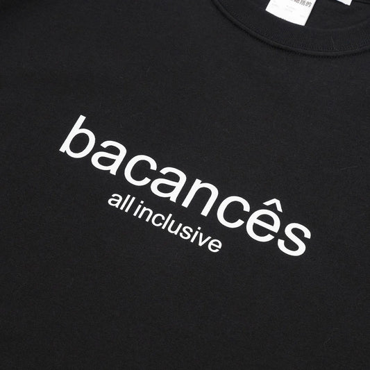 VACANCES / BC URA CREW NECK SWEAT (WORK SHOP LOGO) - BLACK